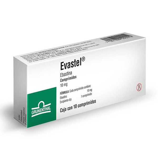 Evastel 10 comprimidos 10mg