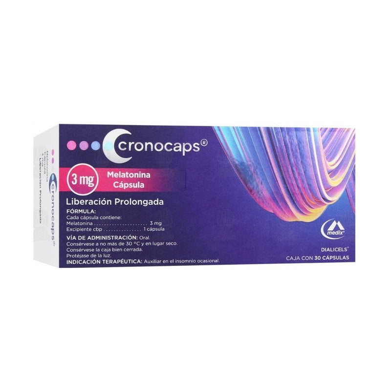 Cronocapsulas 3mg 30 capsulas