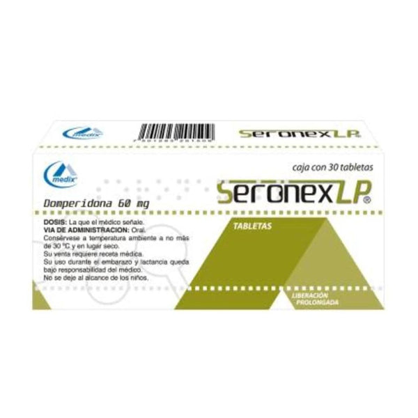 Seronex l.p. 30 tabletas 60mg