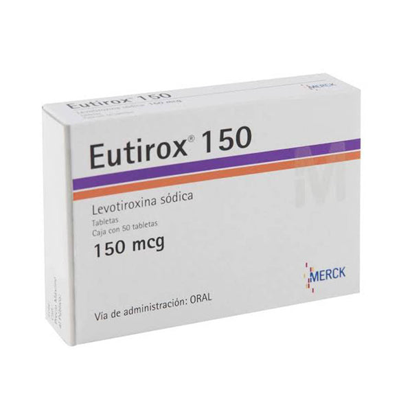 Eutirox 150mcg 50 tabletas