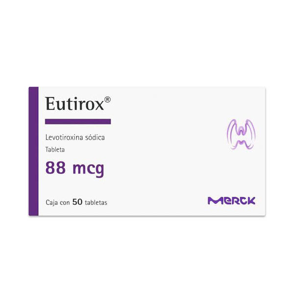 Eutirox 88 mcg con 50 tabletas