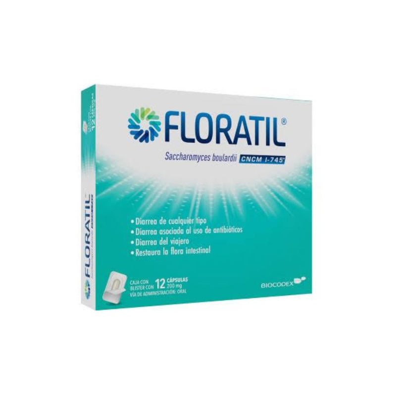 Floratil 12 capsulas 200mg