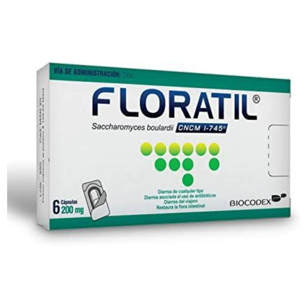 Floratil 6 capsulas 200mg