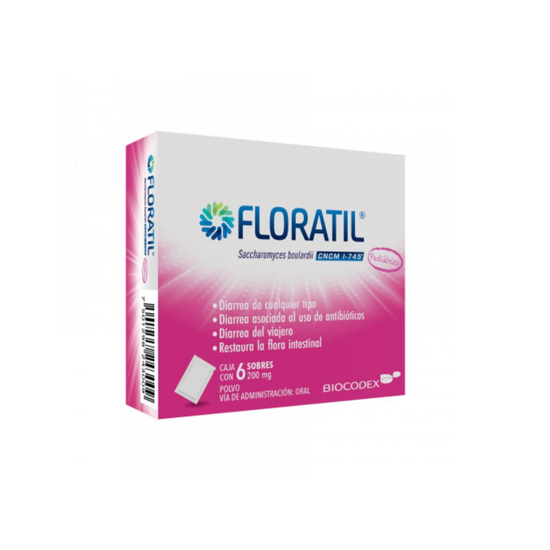 Floratil pediatrico 6 sobres 200mg