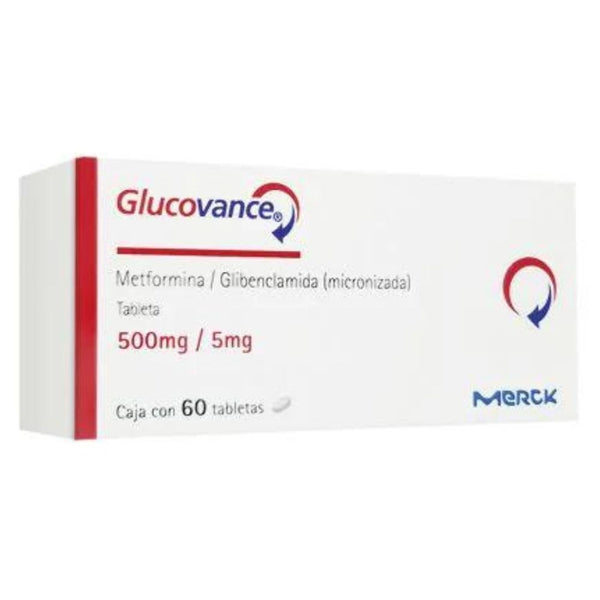 Glucovance 60 tabletas 500mg/5mg