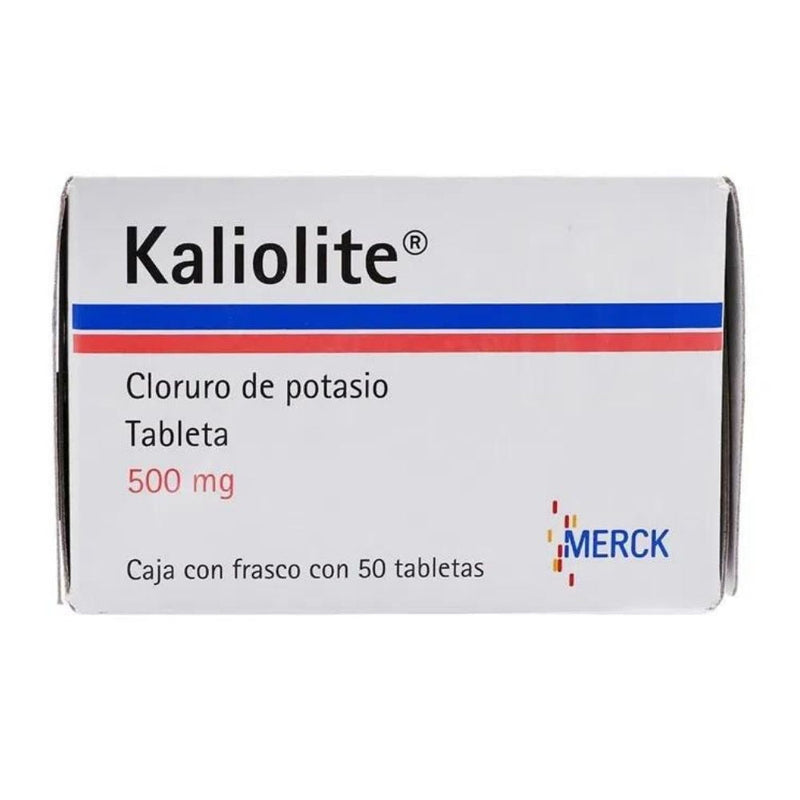 Kaliolite 50 grageas 500mg