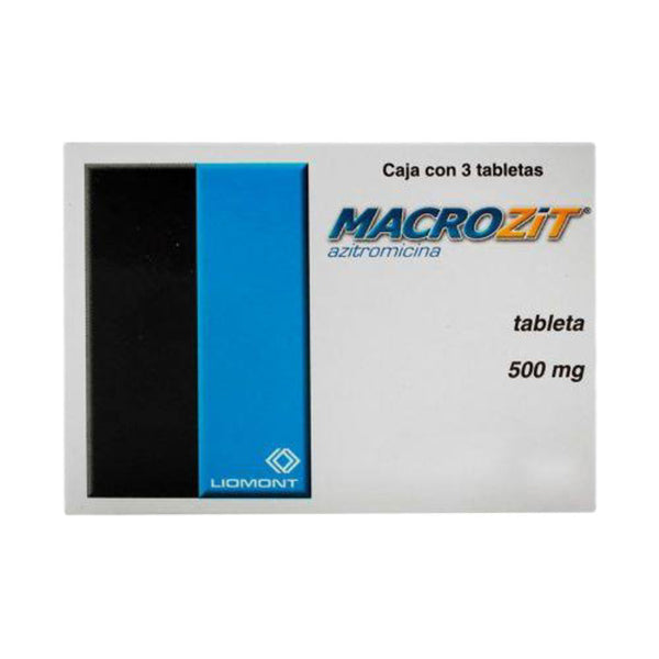 Macrozit 3 tabletas 500mg