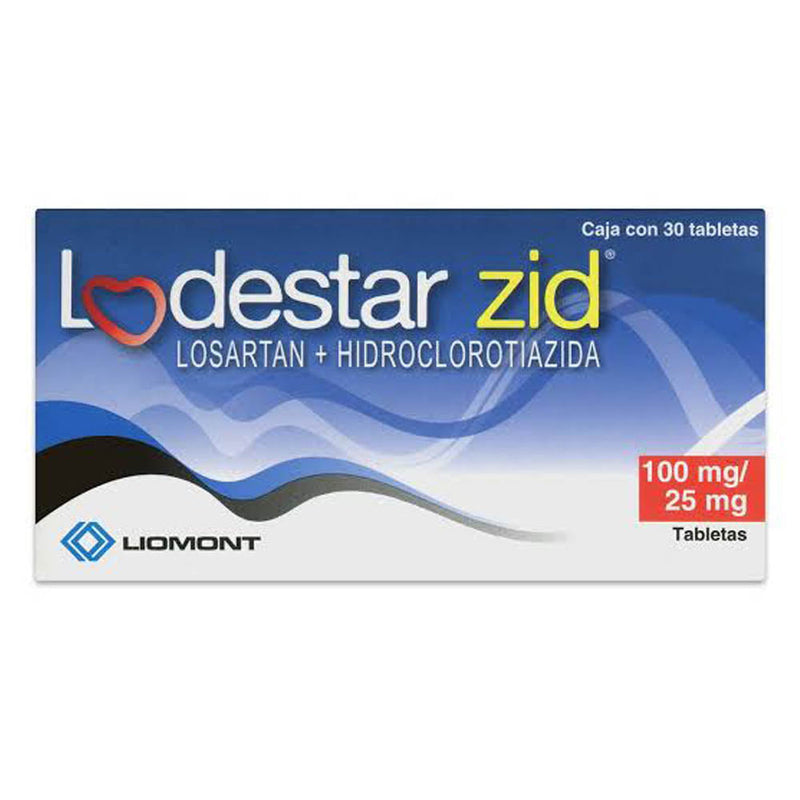 LODESTAR ZID 30 TABS 100/25MG (PL)