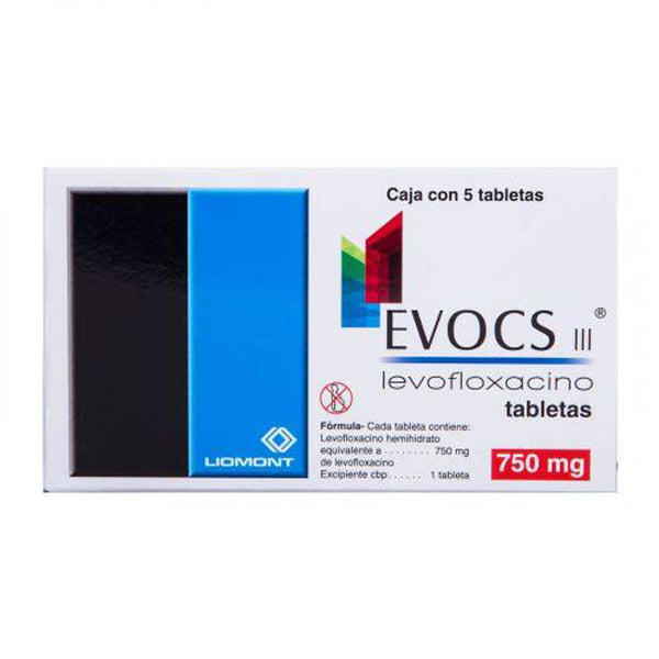Evocs-iii 5 tabletas 750mg