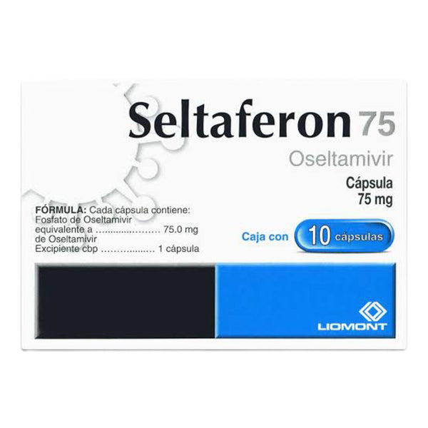 Seltaferon 10 capsulas 75mg