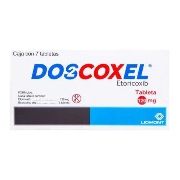 Doscoxel 7 tabletas 120mg