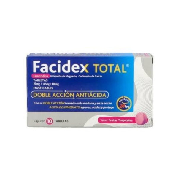 Facidex econopack 10+5 tabletas