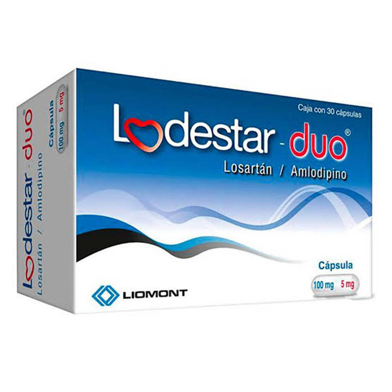 Lodestar duo 30 capsulas 100mg/5mg