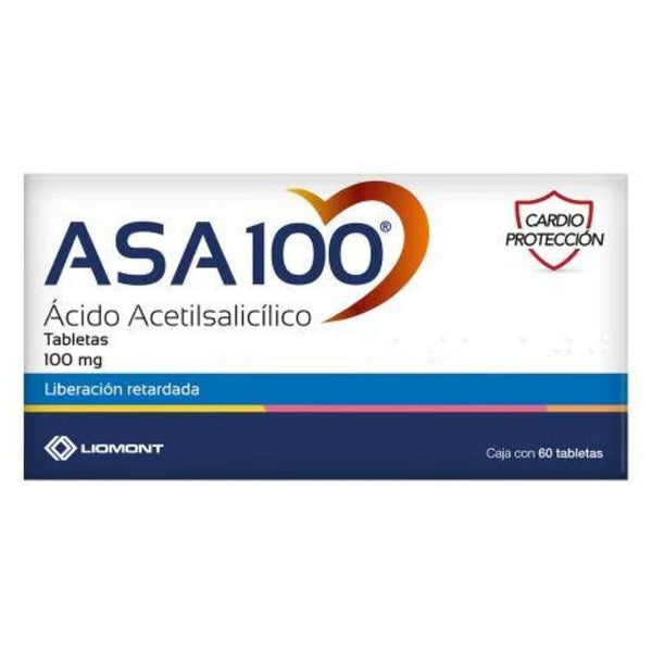 Asa 100 60 tabletas 100 mg