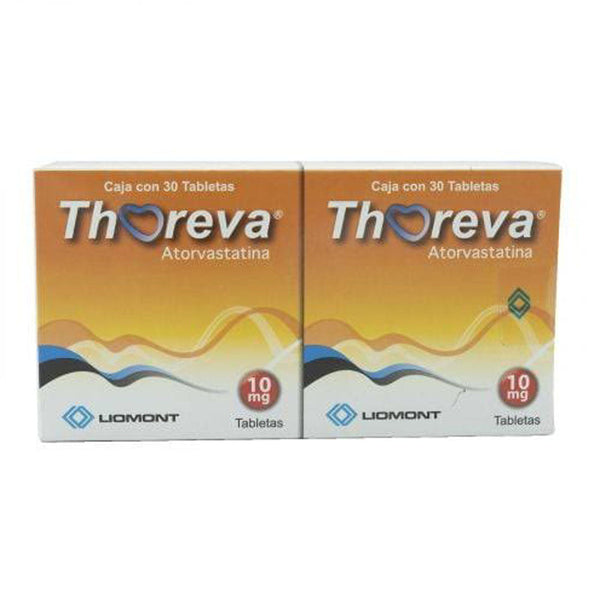 Thoreva 10 mg con 60 tabletas