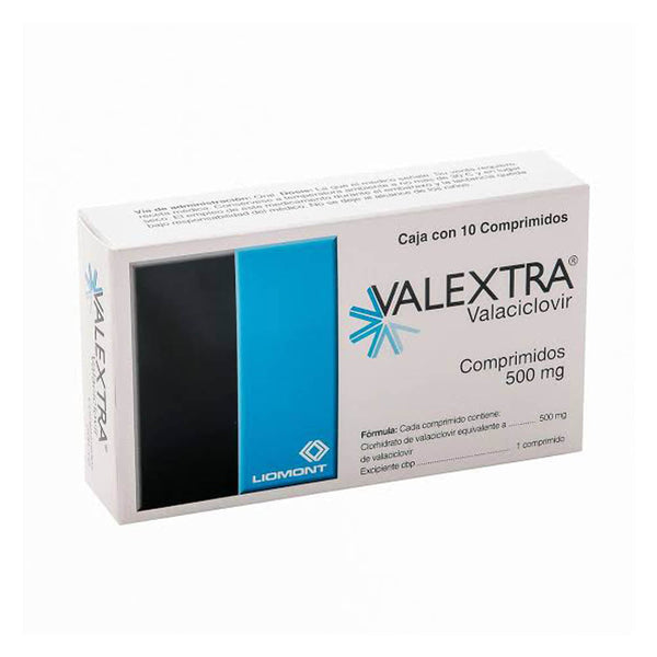 Valextra 10 comprimidos 500mg