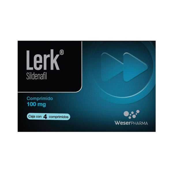 Lerk 4 comprimidos 100mg sildenafil