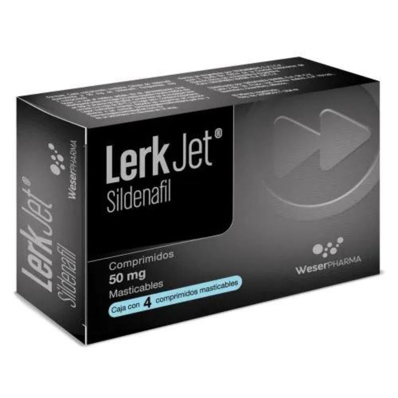 Lerk jet 4 comprimidos masticables 50mg