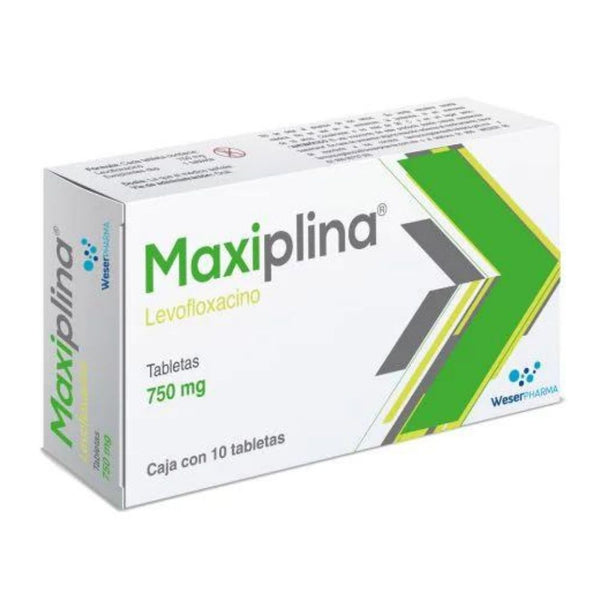 Maxiina 10 tabletas 750mg