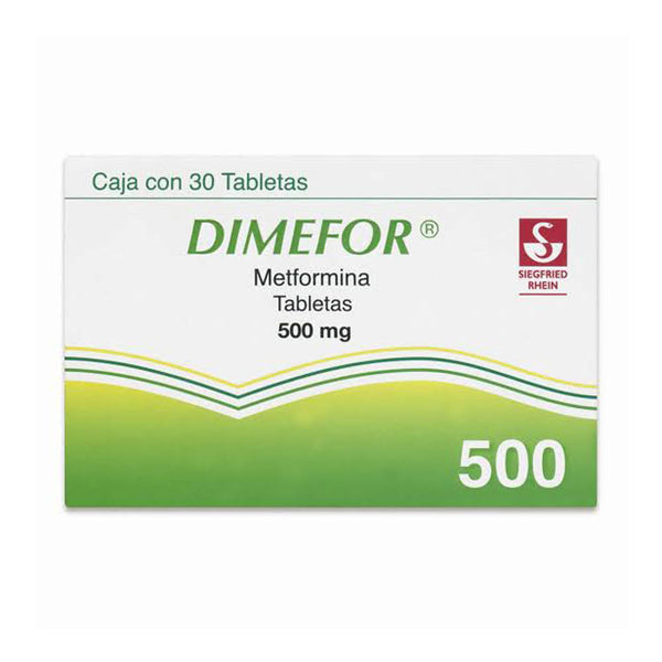 Dimefor 30 tabletas 500mg