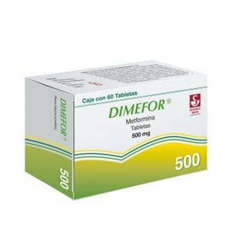Dimefor 60 tabletas 500mg