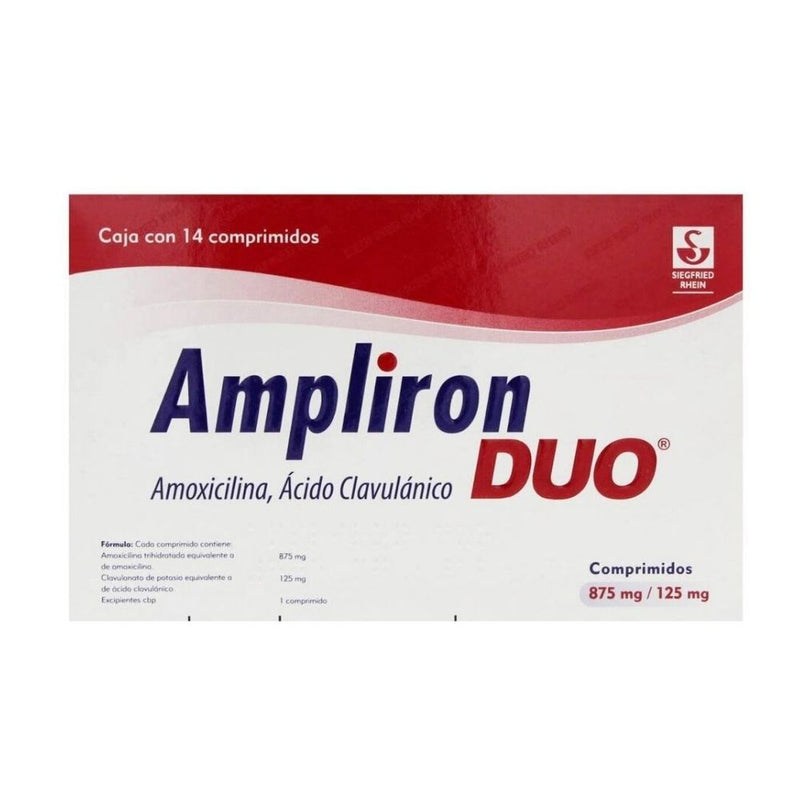 Amiron duo 14 comprimidos 875/125*a