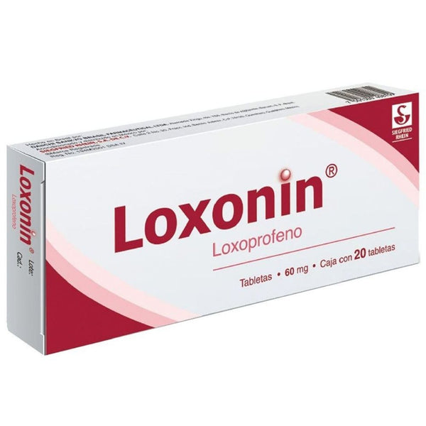 Loxonin 60 10 tabletas 60 mg loxoprofeno