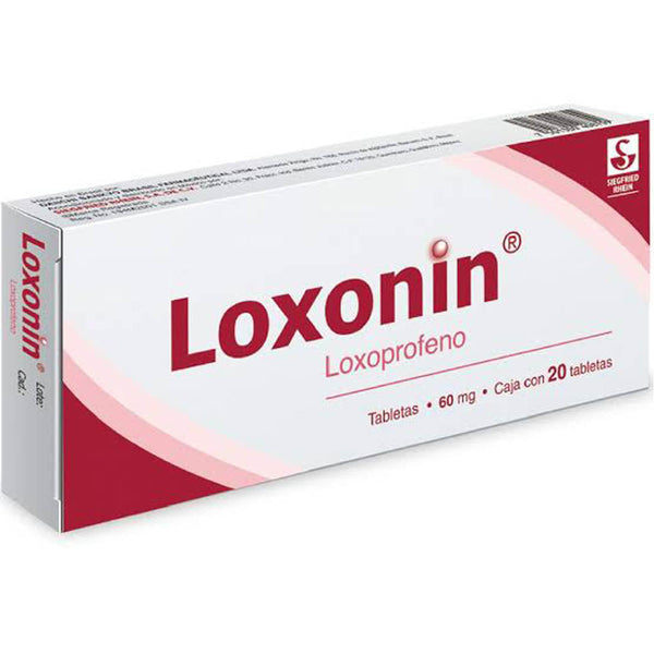 Loxonin 60 20 tabletas 60mg loxoprofeno