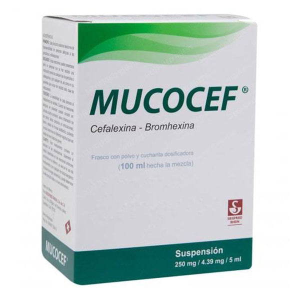 Mucocef suspension 250mg/5ml