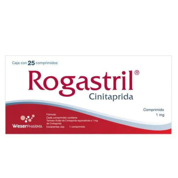 Rogastril 25 comprimidos 1mg