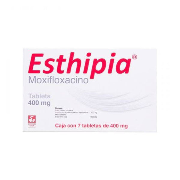 Esthipia 7 tabletas 400mg moxifloxacino