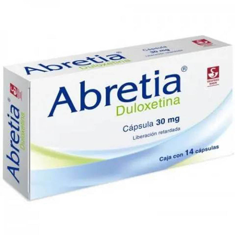 Abretia 14 capsulas 30mg duloxetina