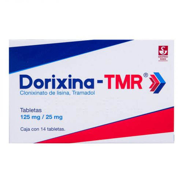 Dorixina-tmr 14 tabletas 125/25mg