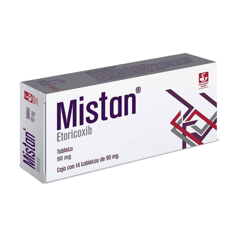 Mistan 14 tabletas 90mg