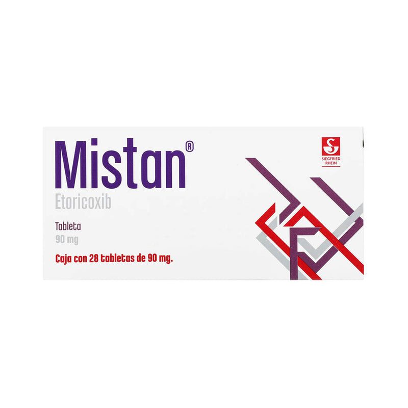 Mistan 28 tabletas 90mg