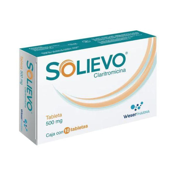 Solievo rec 10 tabletas 500mg *a