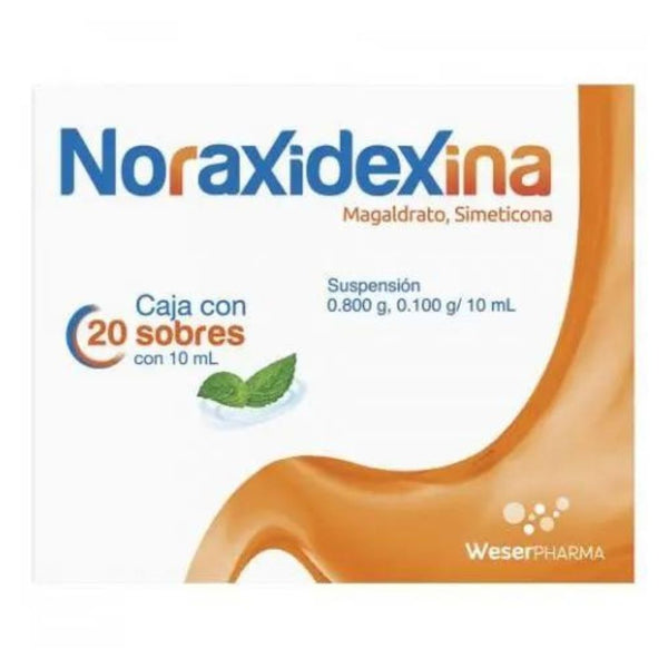Noraxidexina 20 sobres 80mg