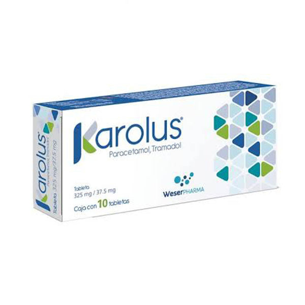 Karolus 10 tabletas 325/37.5 mg