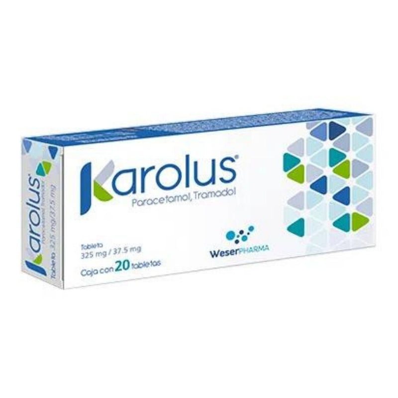 Karolus 20 tabletas 325/37.5 mg