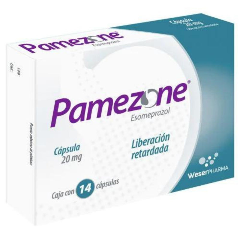 Pamezone 14 tabletas 20mg