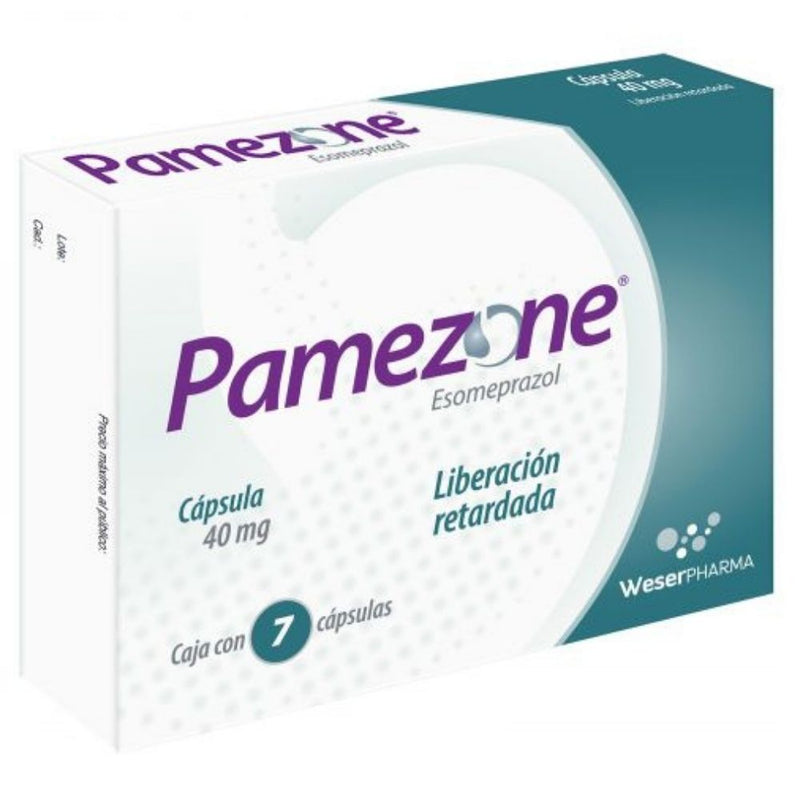 Pamezone 7 tabletas 40mg