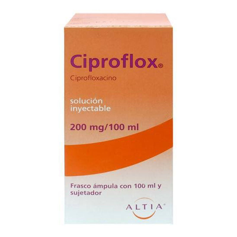Ciproflox inyectables 200mg 100ml *a