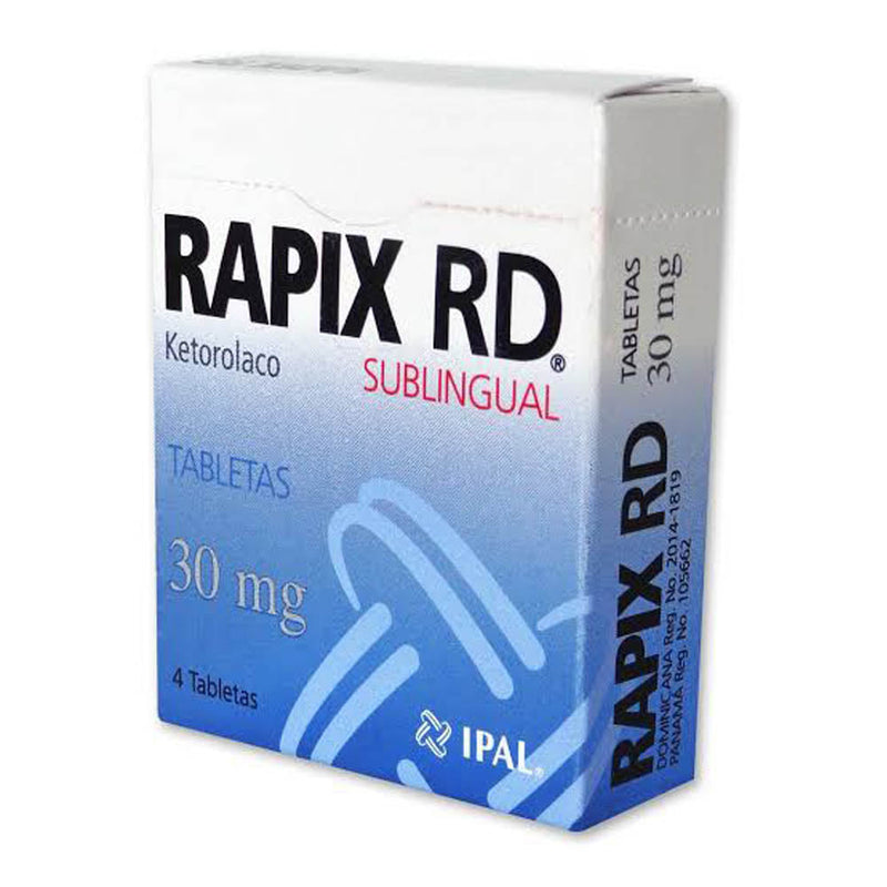 Rapix rd 4 tabletas 30mg