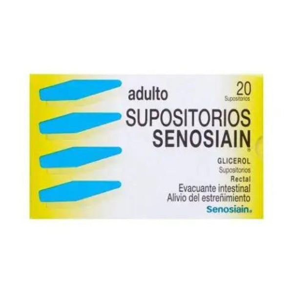 Supositorios Senosiain Adulto Caja con 20 Supositorios