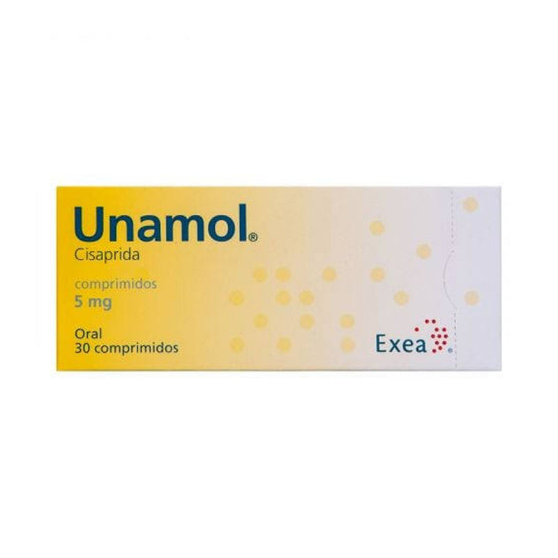 Unamol 30 comprimidos 5mg