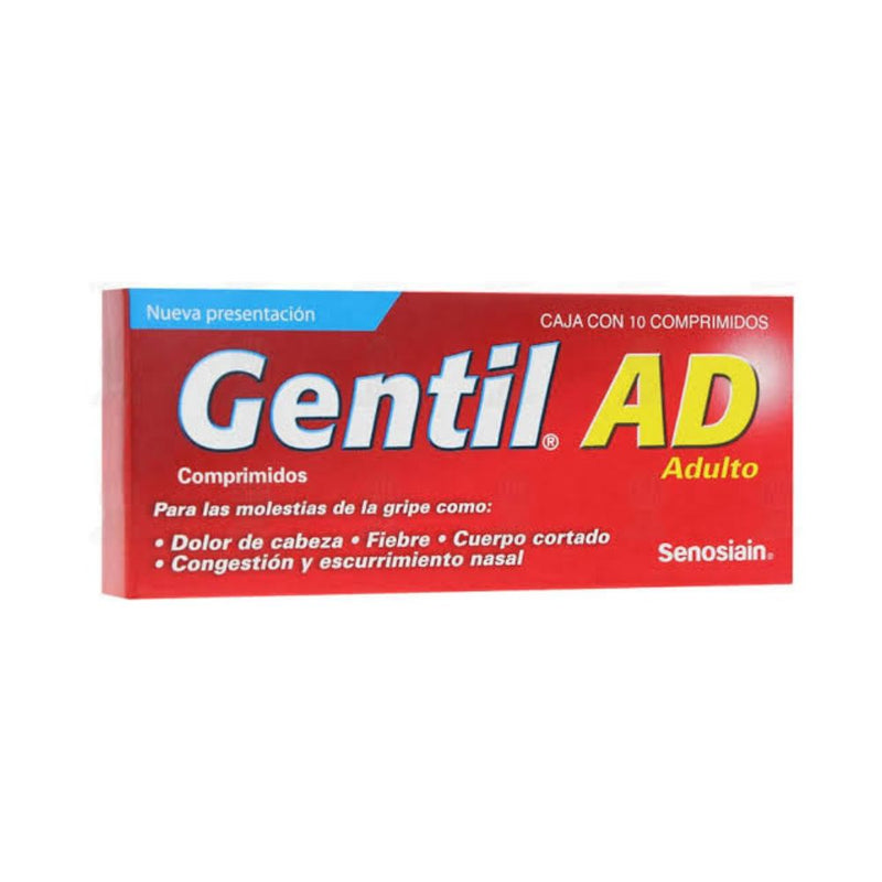 GENTIL AD ADULTO 10 COMPR