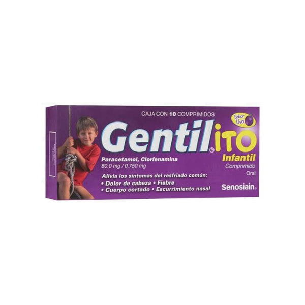 Gentil-ito infantil 10 comprimidos