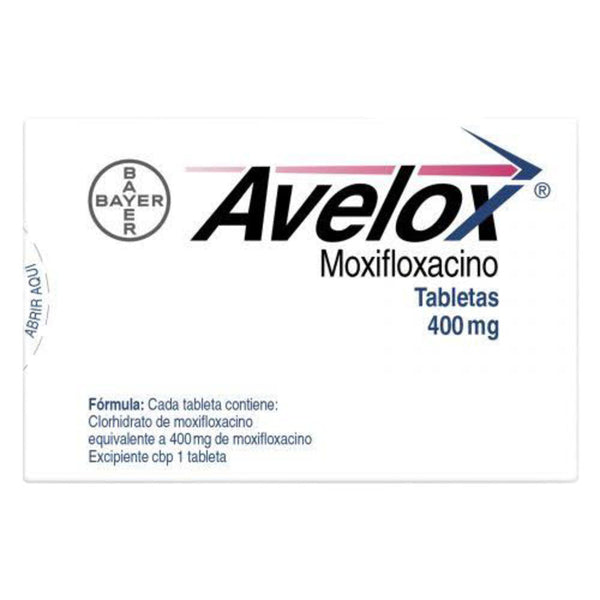 Avelox 5 tabletas 400mg *a