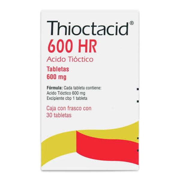 Thioctacid 600hr 30 tabletas