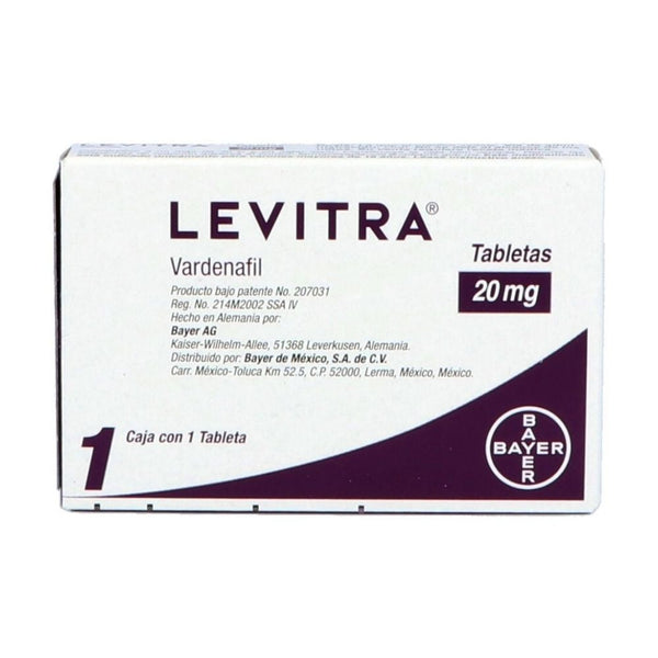 Levitra 1 tabletas 20mg